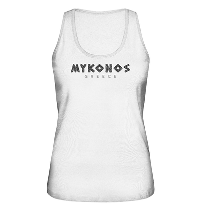 Mykonos Greece Mosaik - Ladies Organic Tank-Top