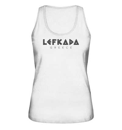 Lefkada Greece Mosaik - Ladies Organic Tank-Top