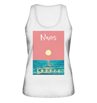 Sunset Ocean Naxos Greece - Ladies Organic Tank Top