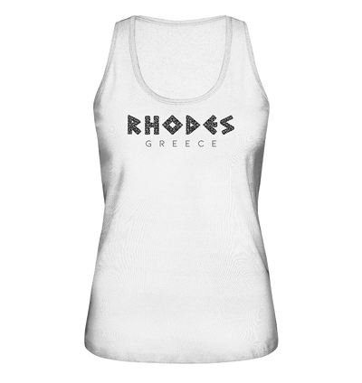 Rhodes Greece Mosaik - Ladies Organic Tank-Top