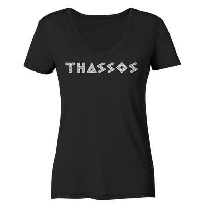 Thassos Mosaic - Ladies Organic V-Neck Shirt