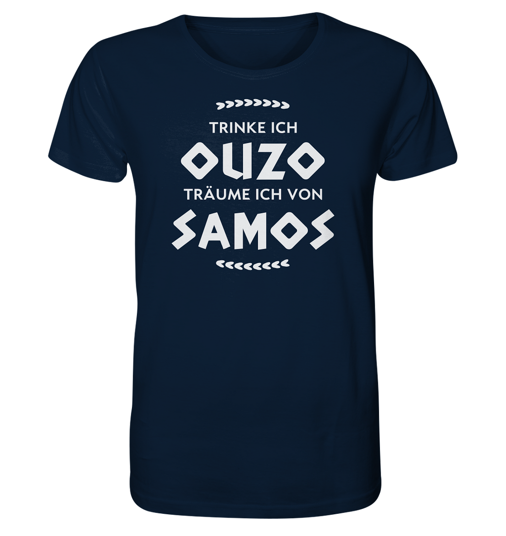 Si je bois de l'Ouzo, je rêve de Samos - Chemise Bio