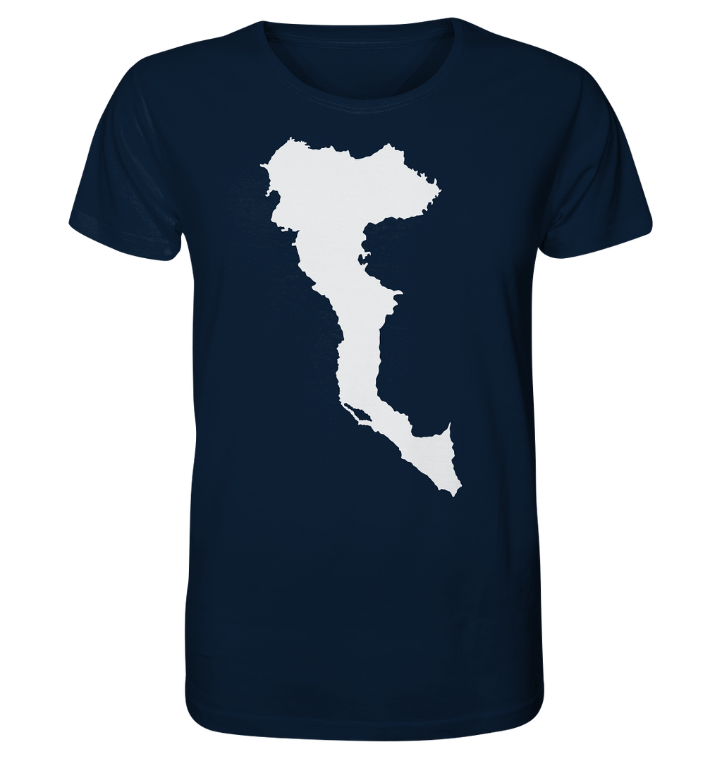 Corfu Insel Silhouette - Organic Shirt