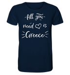 Tout ce dont vous avez besoin c'est de la Grèce - Chemise bio