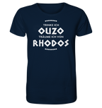 Quand je bois de l'Ouzo, je rêve de Rhodes - Chemise Bio