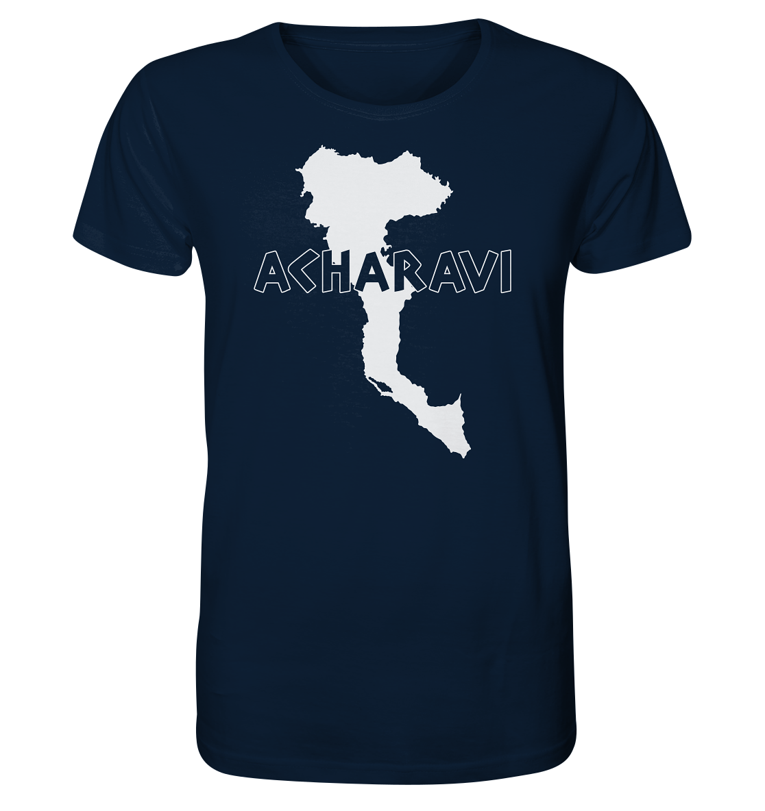 Acharavi Korfu Silhouette - Organic Shirt