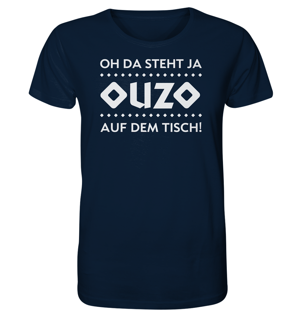Oh, il y a de l'ouzo sur la table ! -Chemise bio