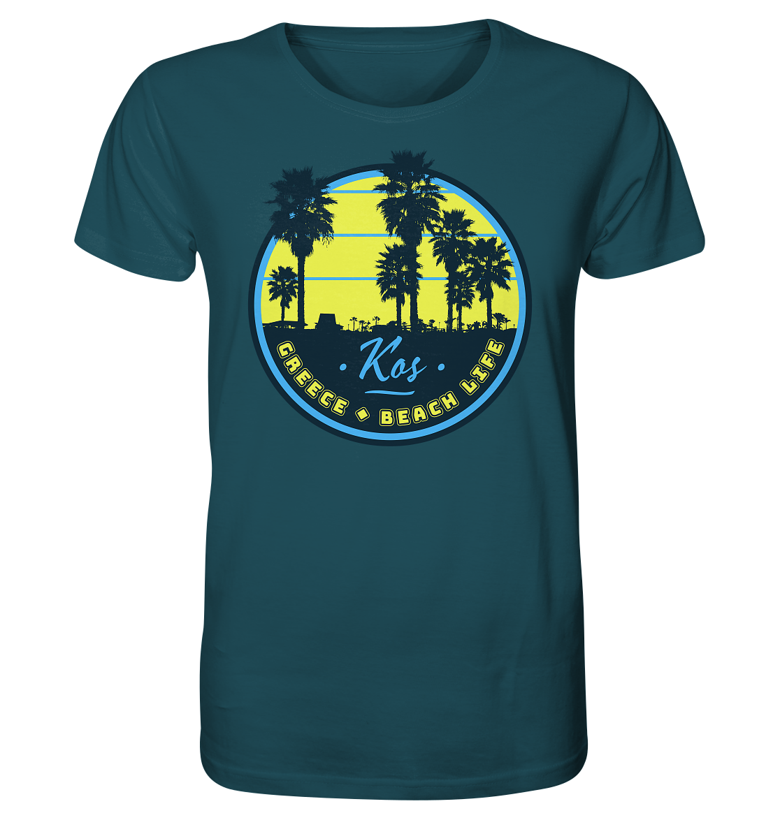 Kos Greece Beach Life - Organic Shirt