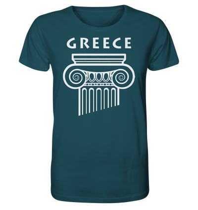 Greece Griechischer Säulenkopf - Organic Shirt