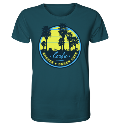 Corfu Greece Beach Life - Organic Shirt