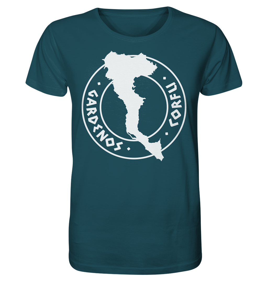 Corfu Gardenos Silhouette Stempel - Organic Shirt