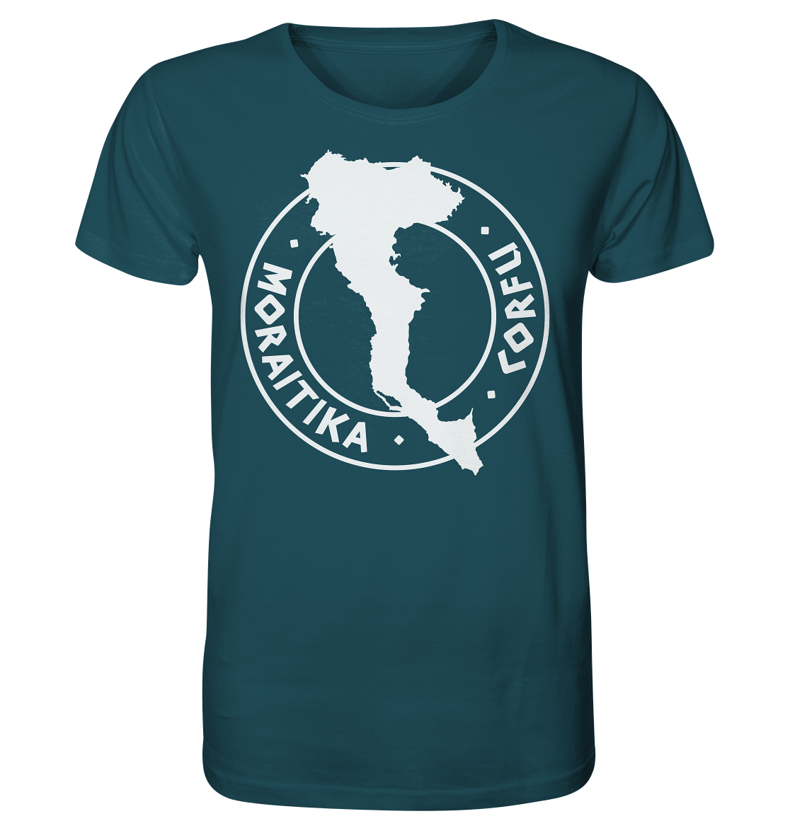 Corfu Moraitika Silhouette Stempel - Organic Shirt