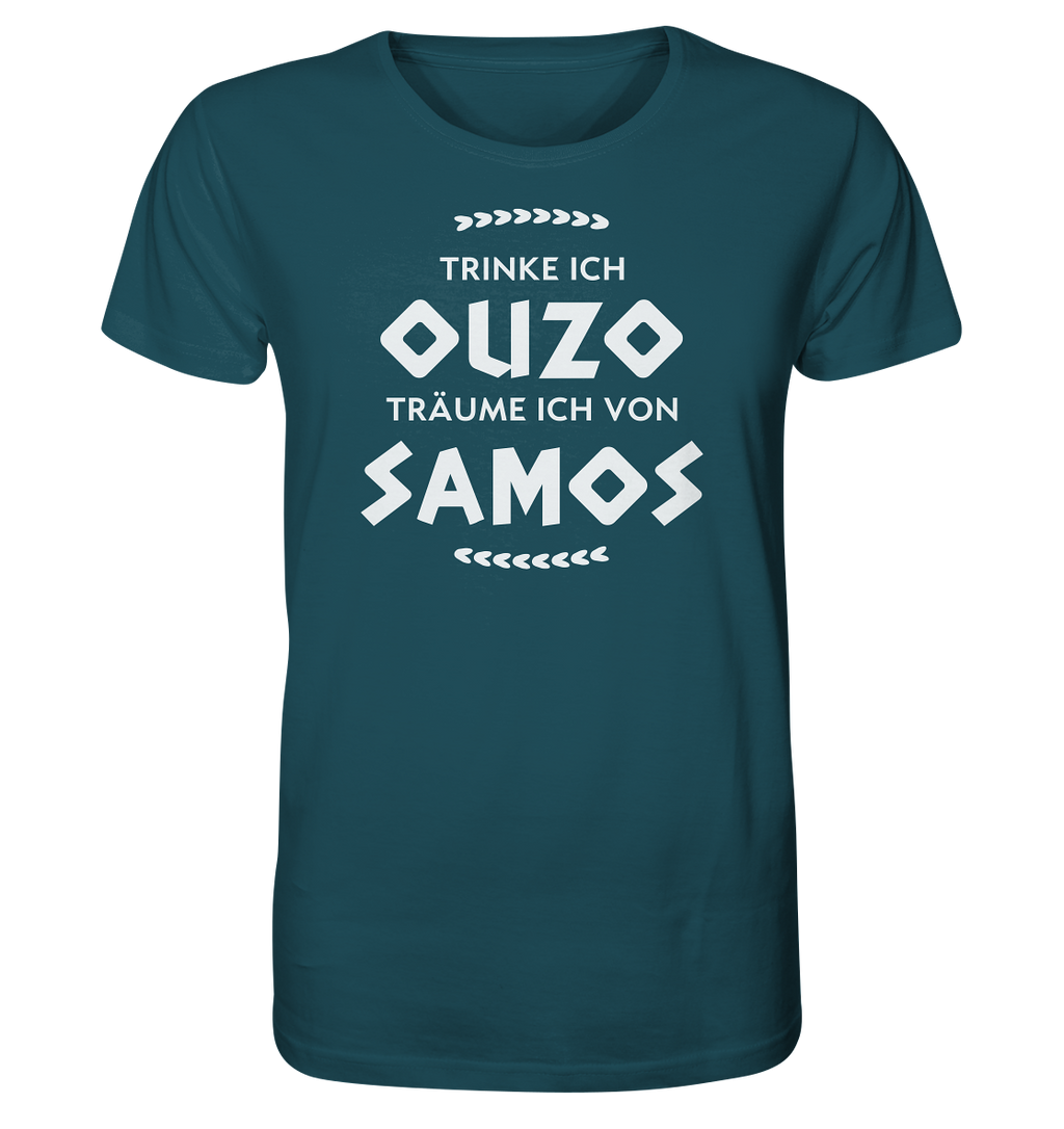 Si je bois de l'Ouzo, je rêve de Samos - Chemise Bio