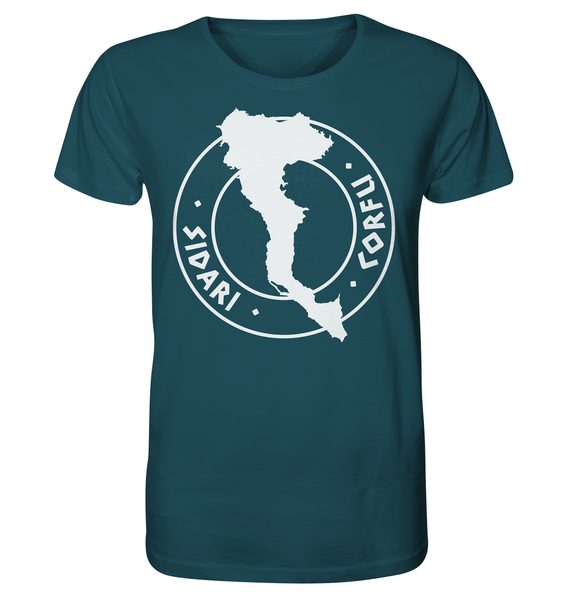 Corfu Sidari Silhouette Stempel - Organic Shirt