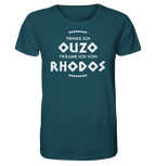 Quand je bois de l'Ouzo, je rêve de Rhodes - Chemise Bio