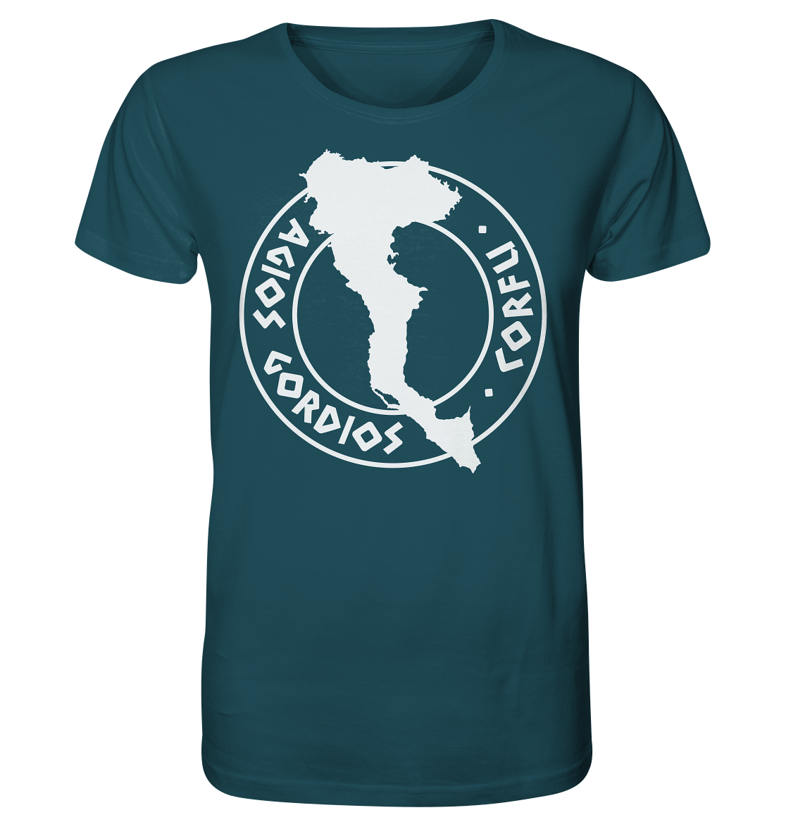 Corfu Agios Gordios Silhouette Stempel - Organic Shirt