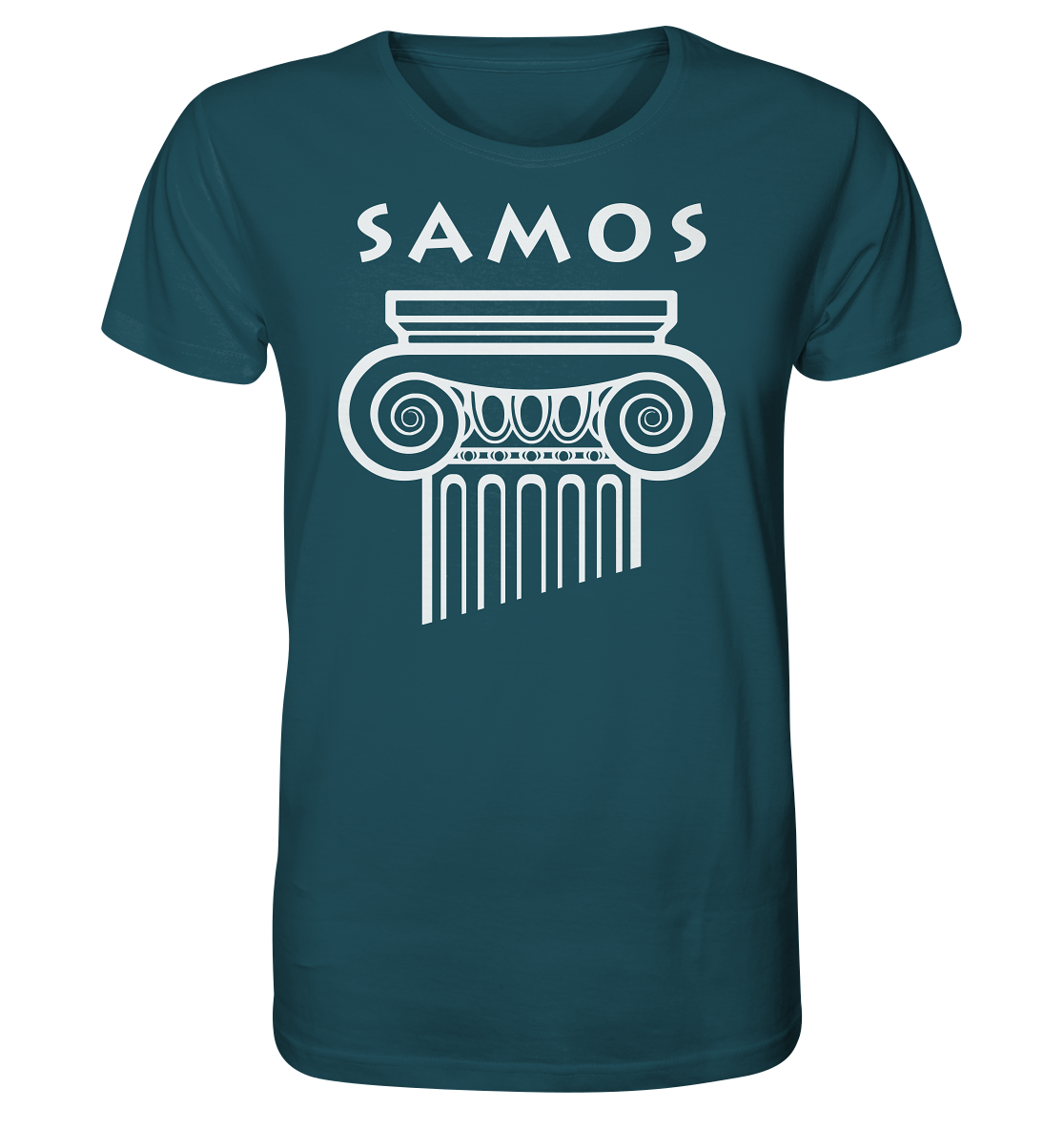 Samos Greek Column - Organic Shirt