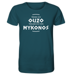 Quand je bois de l'Ouzo, je rêve de Mykonos - Chemise Bio