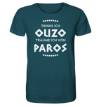 Si je bois de l'Ouzo, je rêve de Paros - Chemise Bio