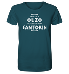 Trinke ich Ouzo träume ich von Santorin - Organic Shirt