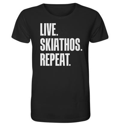 LIVE. SKIATHOS. REPEAT. - Organic Shirt
