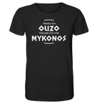 Quand je bois de l'Ouzo, je rêve de Mykonos - Chemise Bio