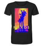 Blue palm trees Naxos Greece - Organic Shirt