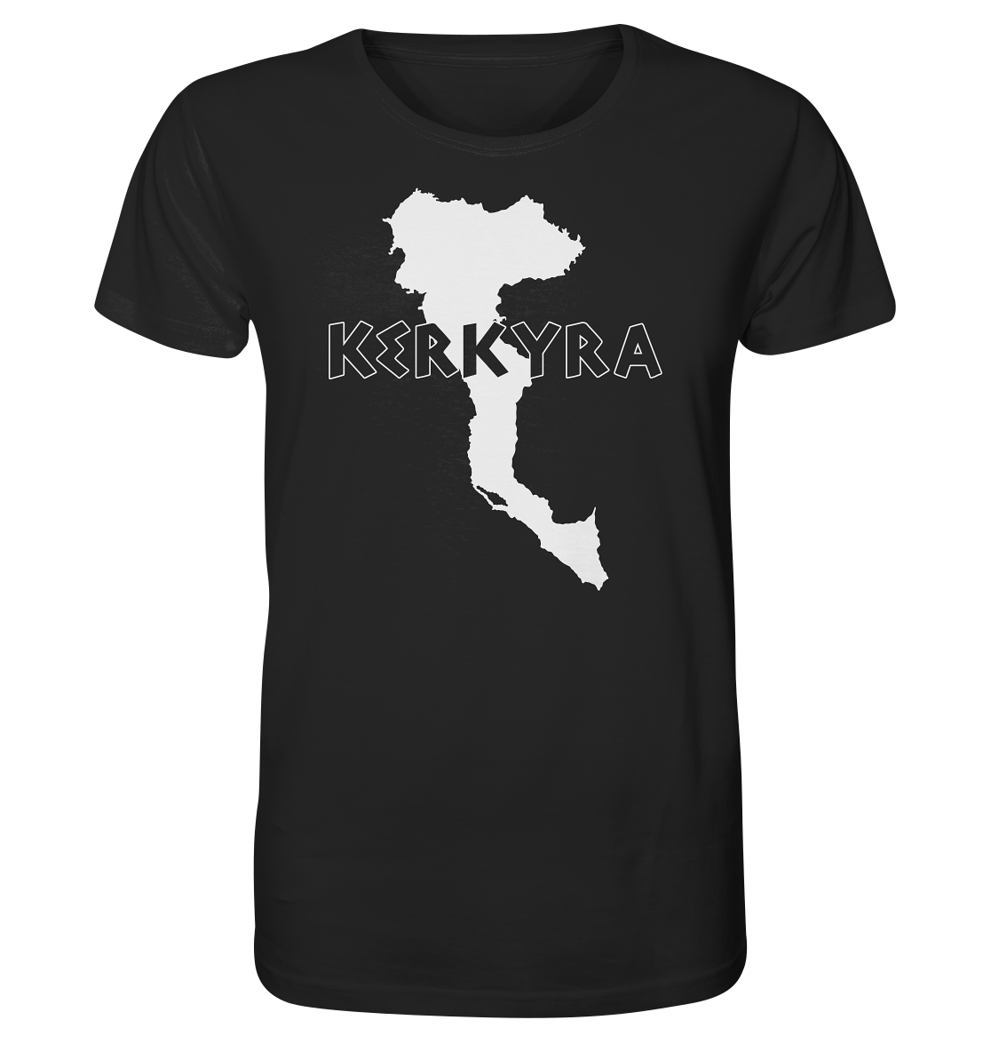 Kerkyra Korfu Silhouette - Organic Shirt