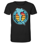 Corfu Kerkyra Silhouette Stamp Colored - Organic Shirt