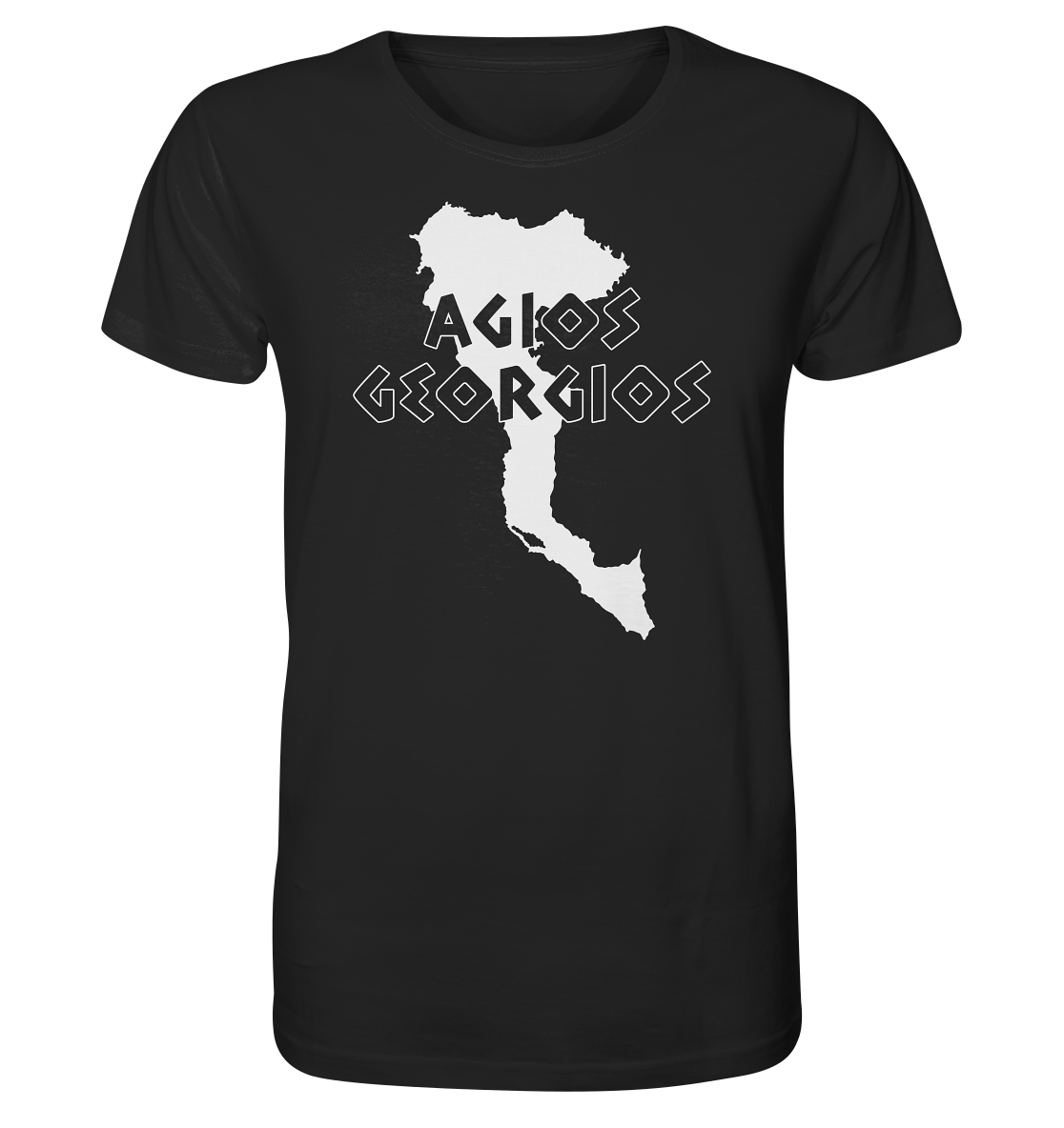 Agios Georgios Korfu Silhouette - Organic Shirt