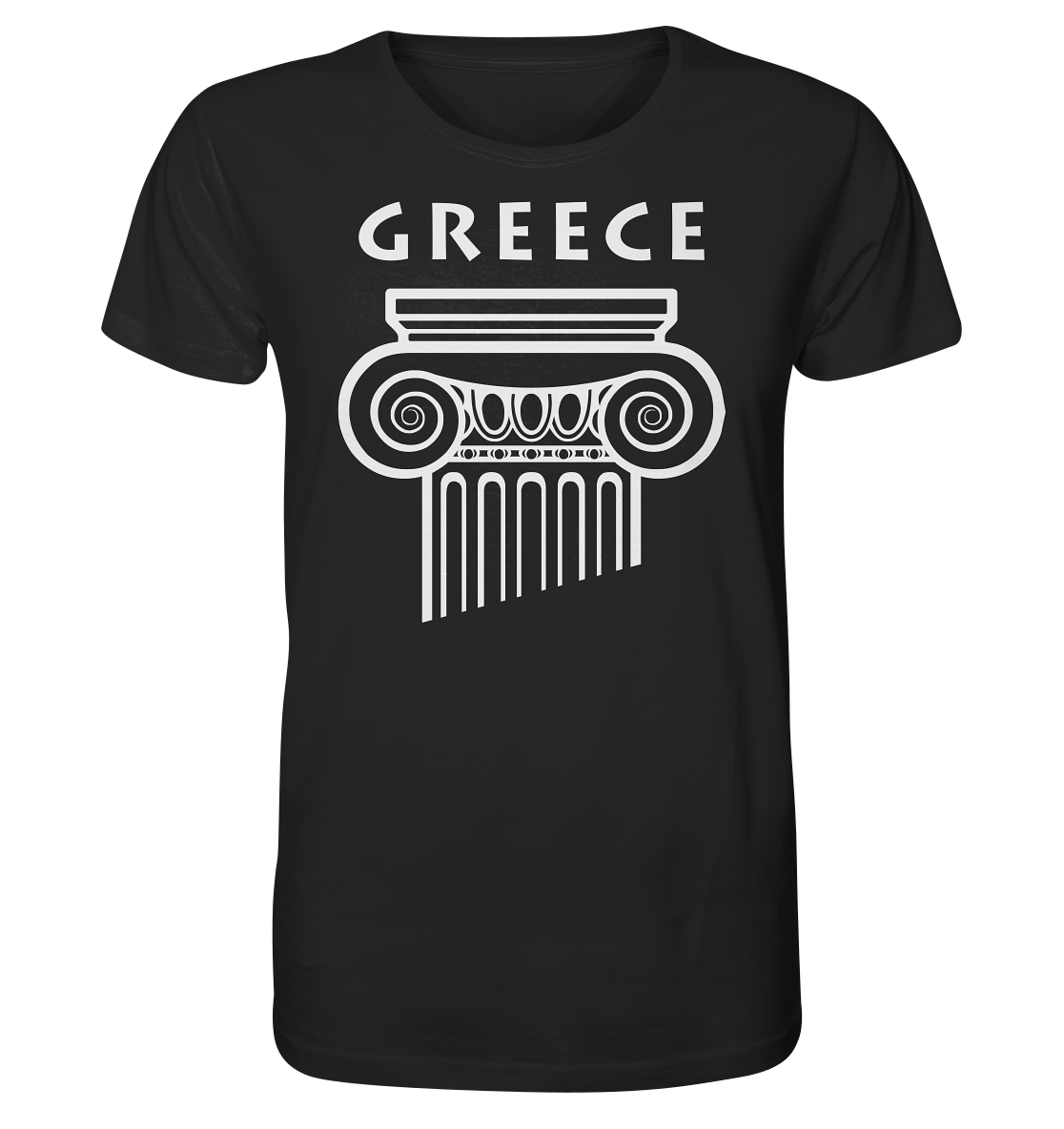 Greece Griechischer Säulenkopf - Organic Shirt
