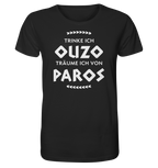 Si je bois de l'Ouzo, je rêve de Paros - Chemise Bio