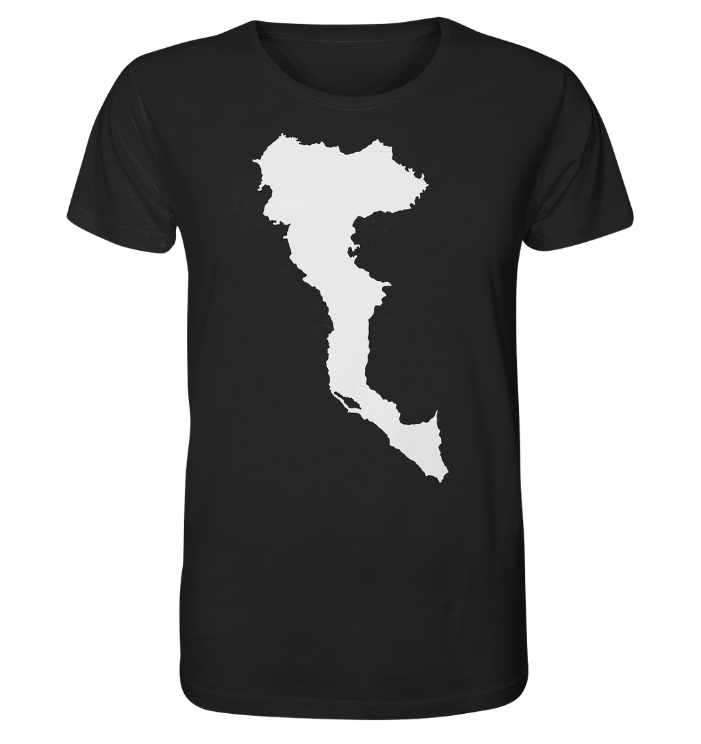 Corfu Insel Silhouette - Organic Shirt