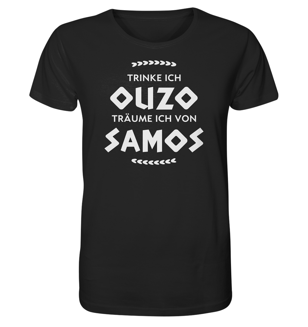 Si je bois de l'Ouzo, je rêve de Samos - Chemise Bio