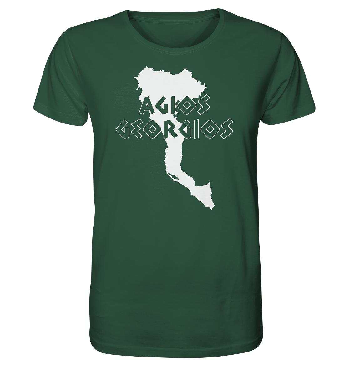 Agios Georgios Corfu Silhouette - Organic Shirt
