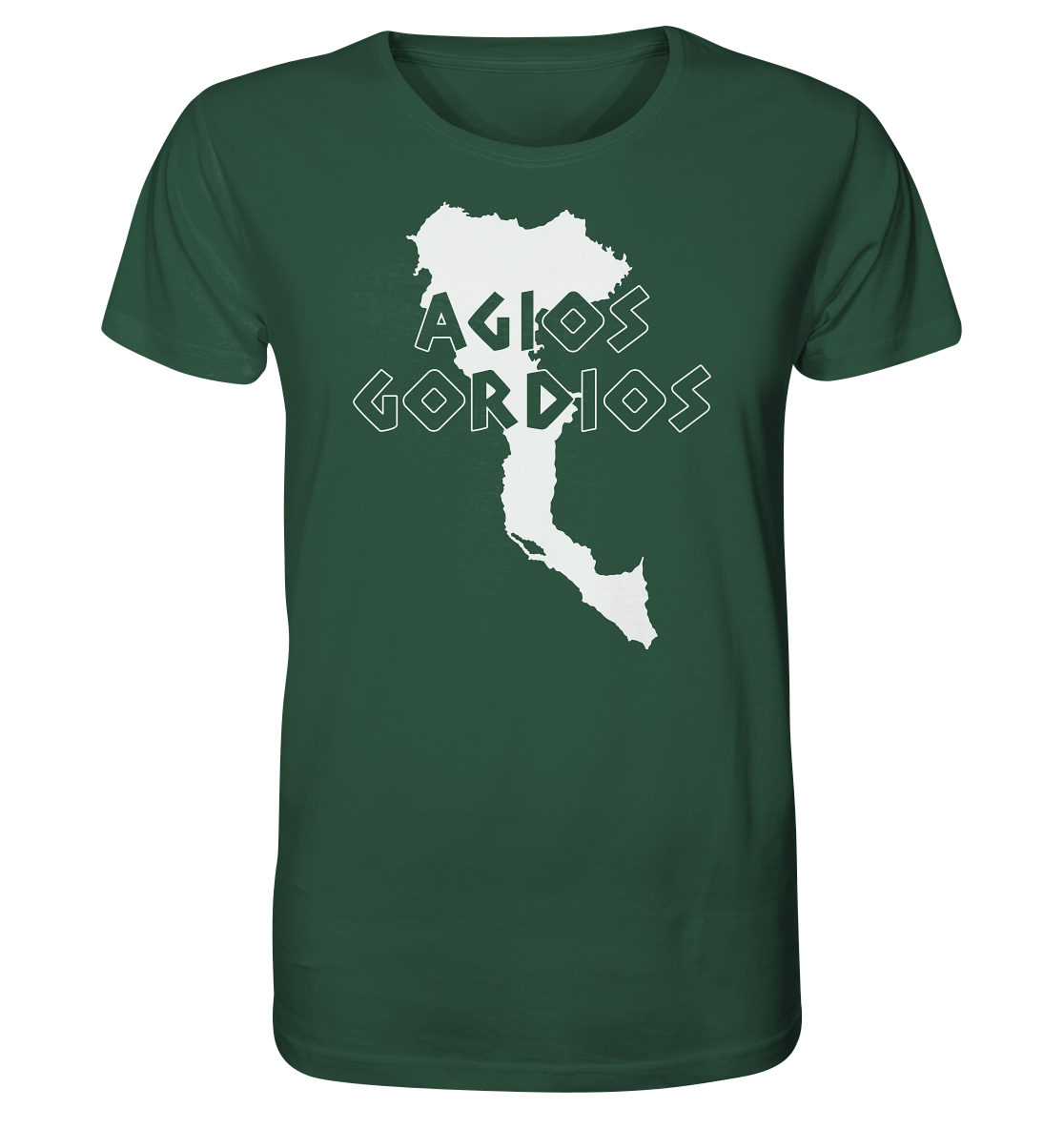 Agios Gordios Korfu Silhouette - Organic Shirt