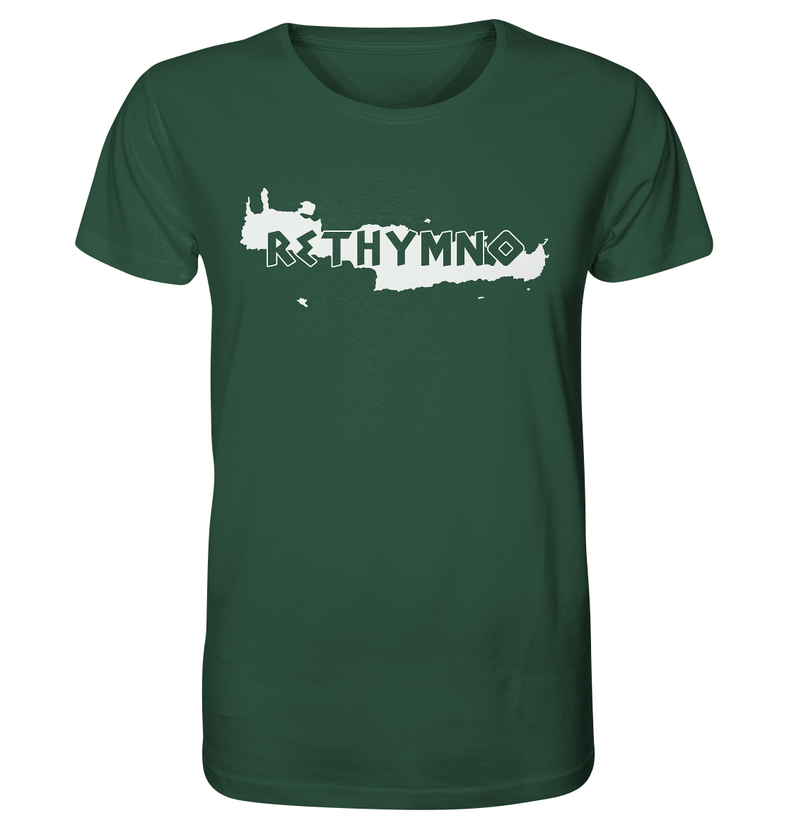 Rethymno Crete Silhouette - Organic Shirt