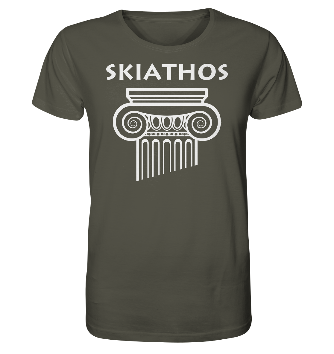 Skiathos Griechischer Säulenkopf - Organic Shirt