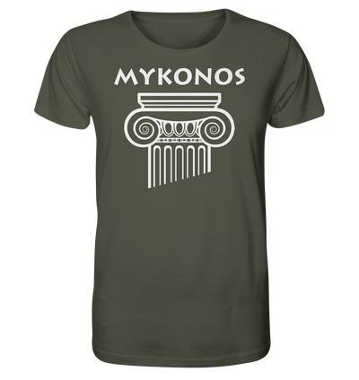 Mykonos Griechischer Säulenkopf - Organic Shirt