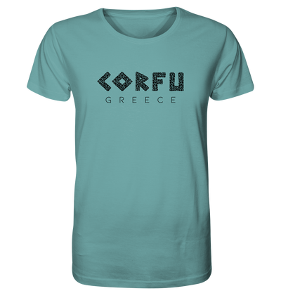 Corfu Greece Mosaic - Organic Shirt