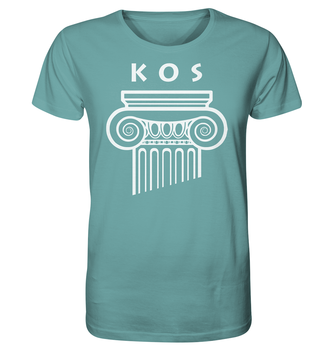 Kos Greek Column Head - Organic Shirt