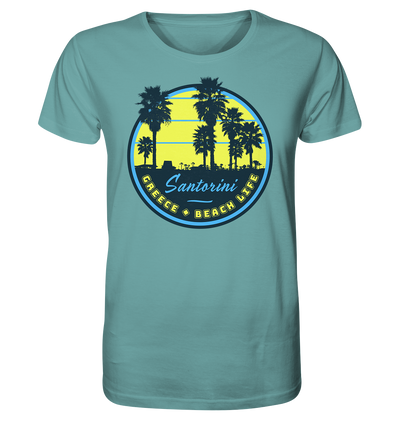 Santorini Greece Beach Life - Organic Shirt