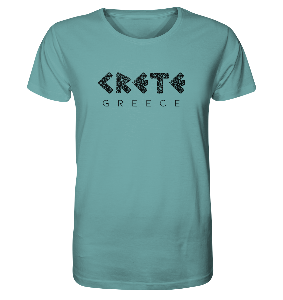 Crete Greece Mosaik - Organic Shirt