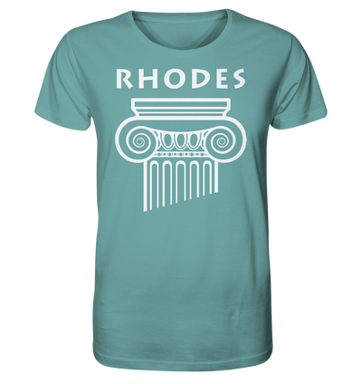 Rhodes Griechischer Säulenkopf - Organic Shirt