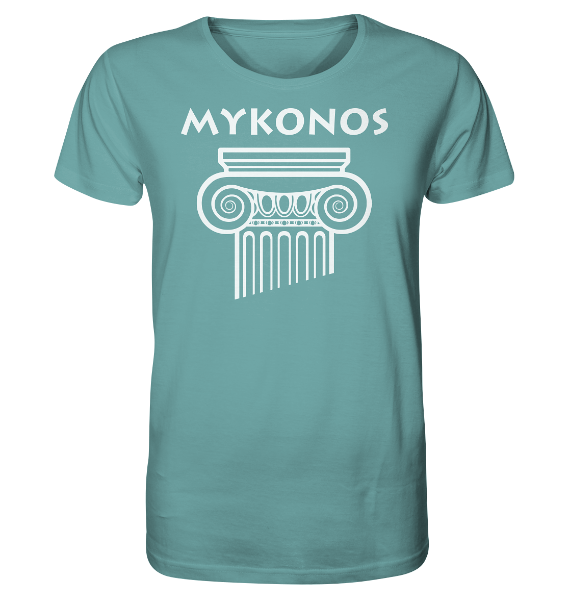 Mykonos Griechischer Säulenkopf - Organic Shirt