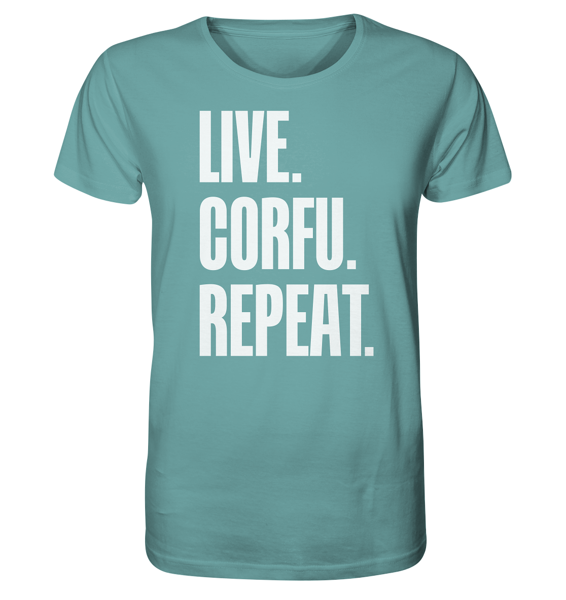 LIVE. CORFU. REPEAT. - Organic Shirt