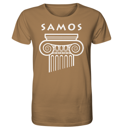 Samos Griechische Säule - Organic Shirt