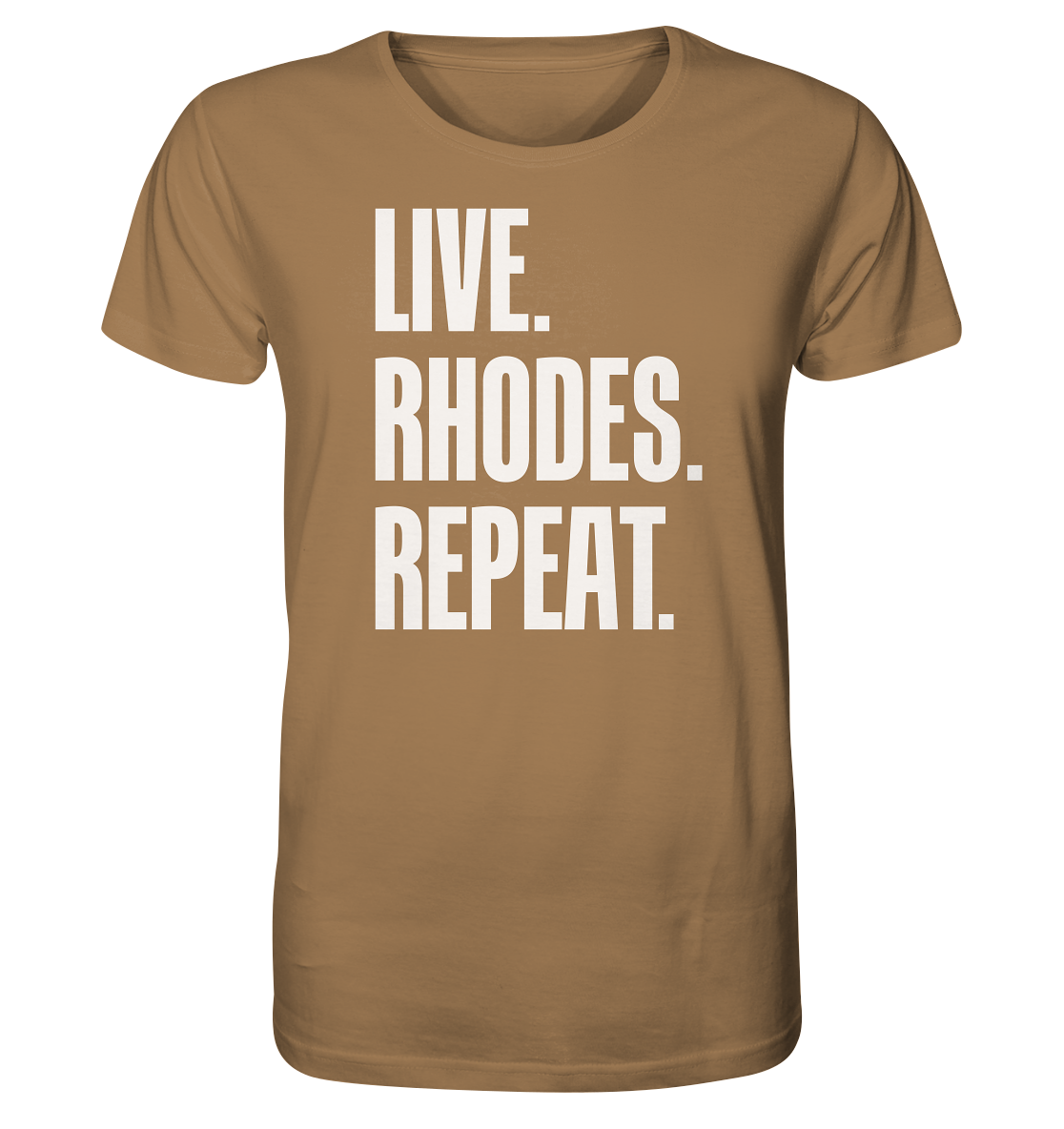 LIVE. RHODES. REPEAT. -Organic shirt