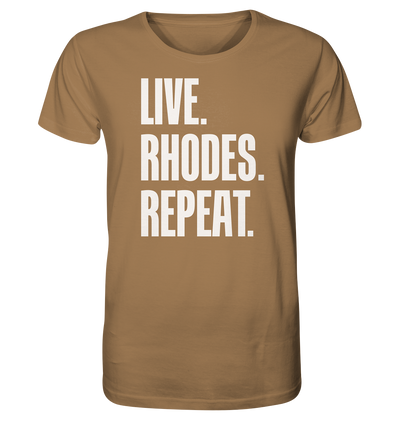 LIVE. RHODES. REPEAT. -Organic shirt