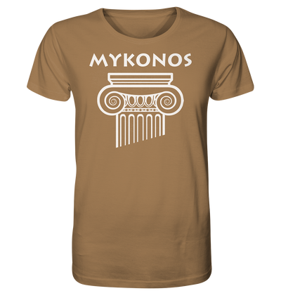 Mykonos Greek Column Head - Organic Shirt